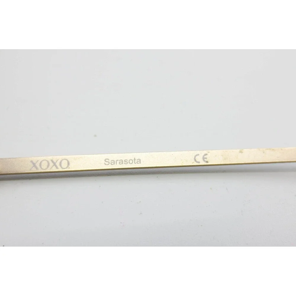 XOXO Sarasota Black Gold Cat Eye Eyeglass Frames 54-15-135 BLCK Metal Glasses
